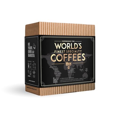 Innovatives Kaffee Geschenk Set für Männer & Frauen - 5 Beste Single Estate Spezialitäten & Bio Kaffees Aus Aller Welt | Brauen & Genießen Sie Jederzeit & Überall | Probierset für Kaffeeliebhaber von GROWER'S CUP