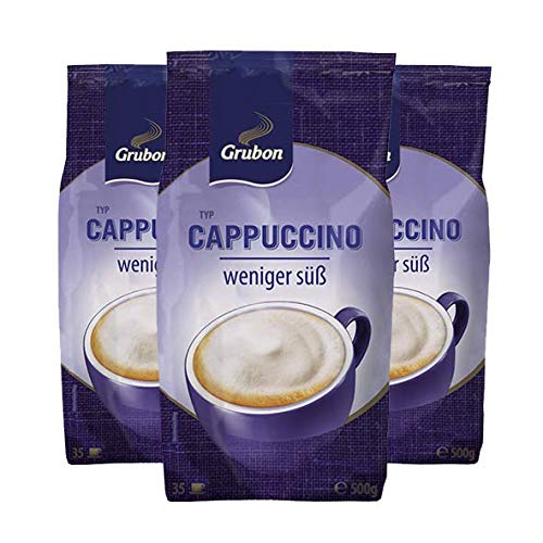 Grubon Schaum-Cappuccino Saccharosefrei, 3 x 500 g = 1,50 kg Grubon Schaum-Cappuccino Saccharosefrei, 3 x 500 g = 1,50 kg von Grubon