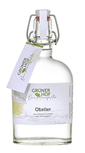 Grüner Hof Die Manufaktur Obstler, 38% vol 0,35 Liter Grüner Hof Die Manufaktur Obstler, 38% vol 0,35 Liter von Grüner Hof Die Manufaktur