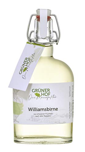 Grüner Hof Die Manufaktur Williams Birne Spirituose, 35% vol 0,35 Liter Grüner Hof Die Manufaktur Williams Birne Spirituose, 35% vol 0,35 Liter von Grüner Hof Die Manufaktur
