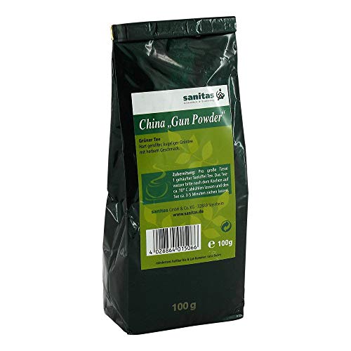 GRÜNER TEE Gunpowder 100 g von SANITAS GmbH & Co. KG