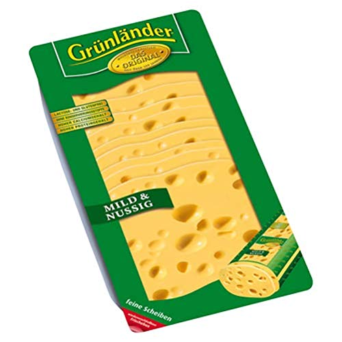 Grünländer Schnittkäse Mild & Nussig Natur - 500g Packung von Grünländer