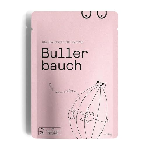 Bio Bäuchleintee „Bullerbauch“ bei Baby Bauchweh - 100% Alpenkräuter aus Österreich - Fenchel, Kümmel, Anis - 150g (250, Gramm) von Grünspatz