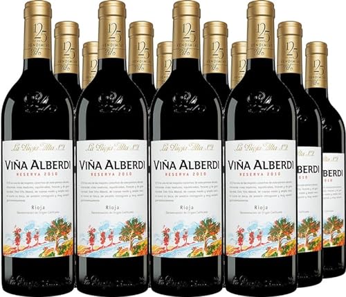 12er Vorteilspaket La Rioja Alta Viña Alberdi Rioja Reserva Rioja DOCa 2019 (12 x 0.75 l) von La Rioja Alta