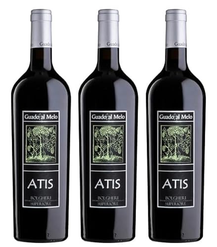 3x 0,75l - 2021er - Guado al Melo - Atis - Rosso - Bolgheri Superiore D.O.P. - Toscana - Italien - Rotwein trocken 3x 0,75l - 2021er - Guado al Melo - Atis - Rosso - Bolgheri Superiore D.O.P. - Toscana - Italien - Rotwein trocken von Guado al Melo