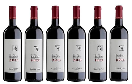 6x 0,75l - 2022er - Guado al Melo - Rute - Rosso - Bolgheri D.O.P. - Toscana - Italien - Rotwein trocken 6x 0,75l - 2022er - Guado al Melo - Rute - Rosso - Bolgheri D.O.P. - Toscana - Italien - Rotwein trocken von Guado al Melo