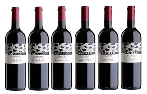 6x 0,75l - 2023er - Guado al Melo - Antillo - Rosso - Bolgheri D.O.P. - Toscana - Italien - Rotwein trocken von Guado al Melo