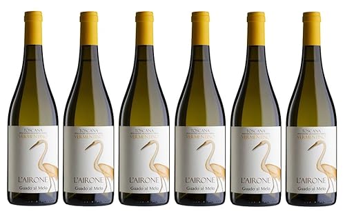 6x 0,75l - 2023er - Guado al Melo - L'Airone - Vermentino - Toscana I.G.P. - Italien - Weißwein trocken 6x 0,75l - 2023er - Guado al Melo - L'Airone - Vermentino - Toscana I.G.P. - Italien - Weißwein trocken von Guado al Melo