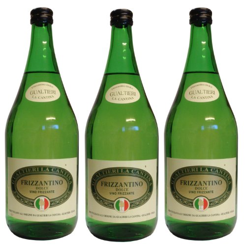 Frizzantino bianco dolce Gualtieri Dell`Emilia IGT 3 x 1,50 L - Vino Frizzante - Weißer Süßer Perlwein 7,5% Vol. aus Italien Frizzantino bianco dolce Gualtieri Dell`Emilia IGT 3 x 1,50 L - Vino Frizzante - Weißer Süßer Perlwein 7,5% Vol. aus Italien von Gualtieri