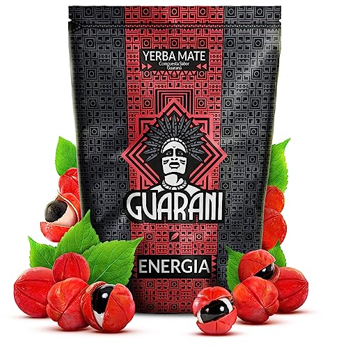 Mate Tee Guarani Energia con Guarana 500g Mate Tee mit Guarana Quelle von natürlichem Koffein MateTee aus Paraguay starke Anregung natürliche Zutaten von GUARANI