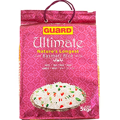 GUARD Ultimate Basmati Rice, Natur's Longest, extra Langkorn Basmatireis aus Pakistan5kg GUARD Ultimate Basmati Rice, Natur's Longest, extra Langkorn Basmatireis aus Pakistan5kg von Guard