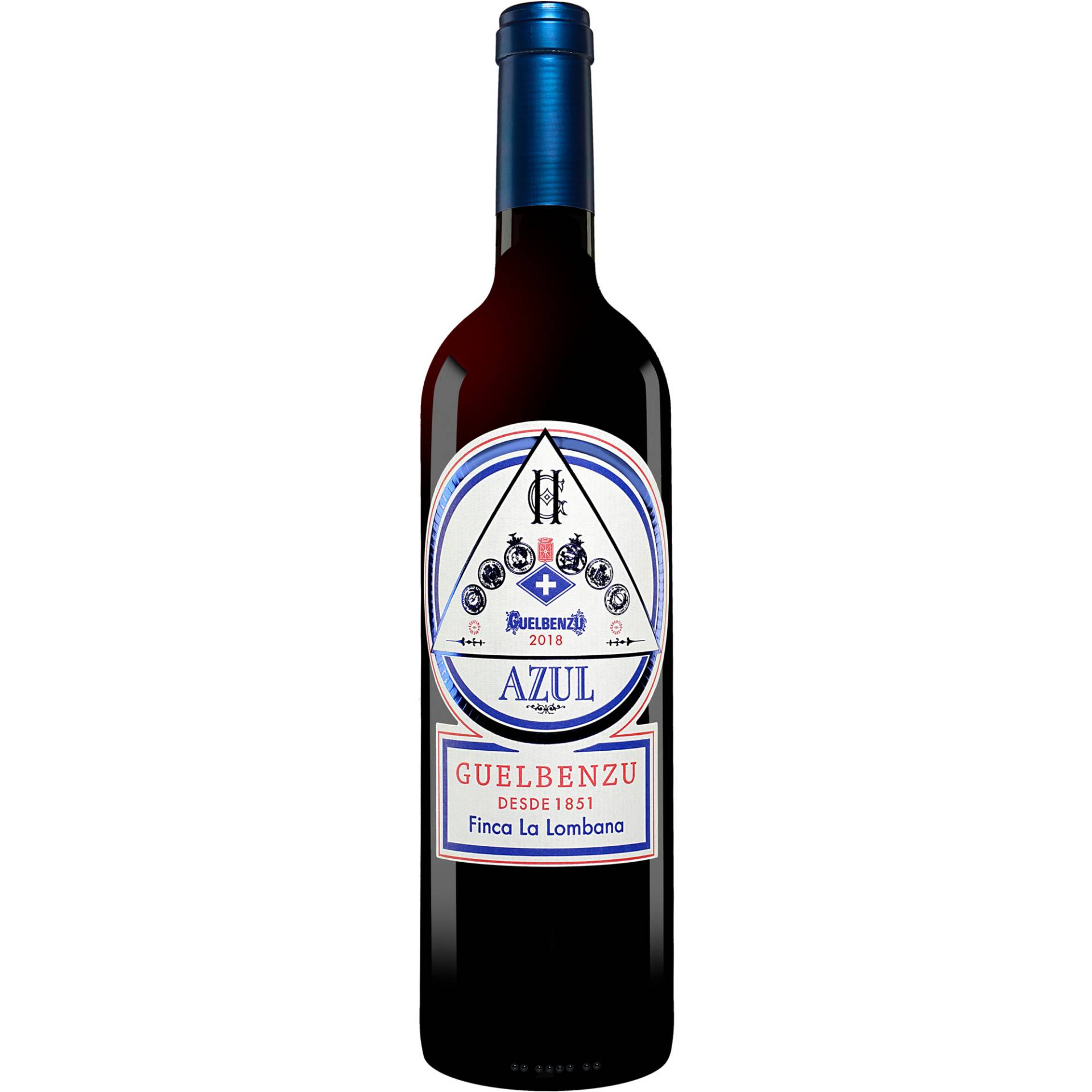 Guelbenzu Azul 2018  0.75L 14.5% Vol. Rotwein Trocken aus Spanien von Guelbenzu