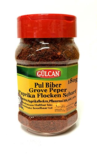 3 x 180g Pul Biber - Chiliflocken Zubereitung - Paprikaflocken von Gülcan