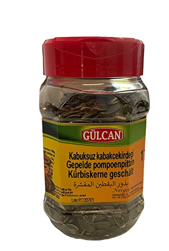 Gülcan - Kürbiskerne geschält - Kabuksuz kabakcekirdegi (170g) von Gülcan