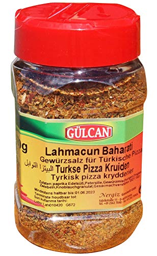 Lahmacun Gewürz - Gewürzmischung für Türkische Pizza (180g) von Gülcan