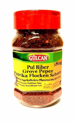 Pul Biber - Chiliflocken Zubereitung - Paprikaflocken (180g) von Gülcan