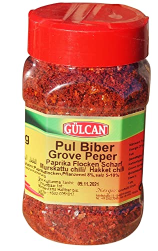 Pul Biber - Chiliflocken Zubereitung - Paprikaflocken (180g) von Gülcan