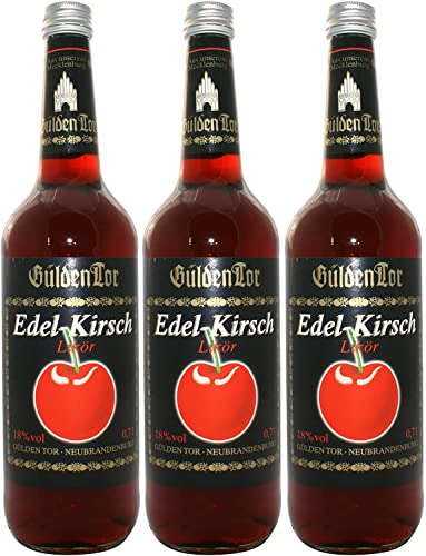 Edel-Kirsch Likör 18% vol. Gülden Tor 0,7l (3) von Gülden Tor