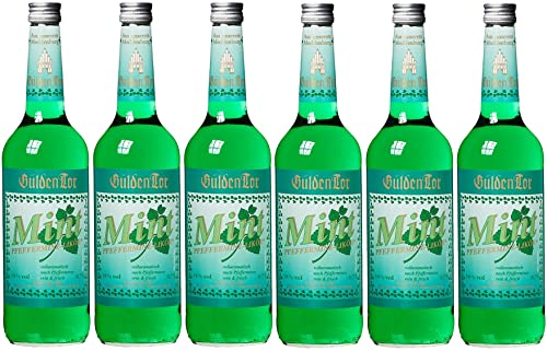 Gülden Tor Mint 18% vol. Pfefferminz-Likör 0,7l (6) von Gülden Tor
