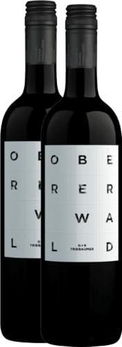 Oberer Wald Blaufränkisch Triebaumer Rotwein 2 x 0,75l VINELLO - 2 x Weinpaket inkl. kostenlosem VINELLO.weinausgießer von Günter + Regina Triebaumer