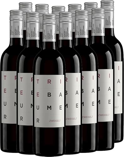 Zweigelt Triebaumer Rotwein 12 x 0,75l VINELLO - 12 x Weinpaket inkl. kostenlosem VINELLO.weinausgießer von Günter + Regina Triebaumer