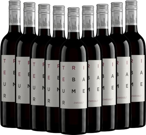 Zweigelt Triebaumer Rotwein 9 x 0,75l VINELLO - 9 x Weinpaket inkl. kostenlosem VINELLO.weinausgießer von Günter + Regina Triebaumer