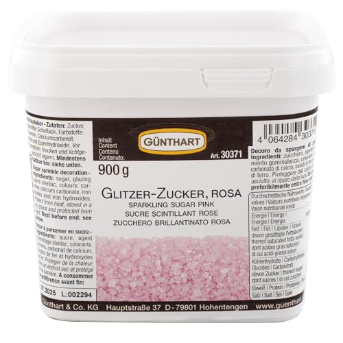1 St. Streudekor, Glitzer-Zucker rosa 900 g 1 St. Streudekor, Glitzer-Zucker rosa 900 g von Günthart