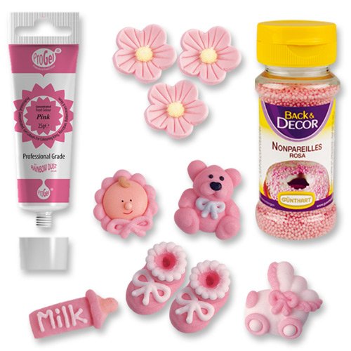 1 Tortenset Taufe, rosa 1 Tortenset Taufe, rosa von Günthart