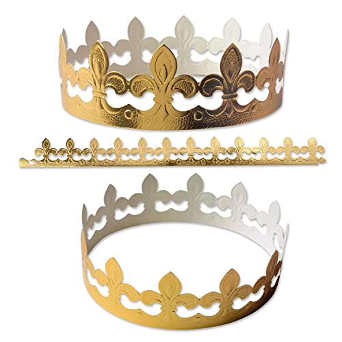 Günthart 10 Stk. Kronen, gold | aus Papier | zum Zusammenstecken | Heilige Drei Könige Günthart 10 Stk. Kronen, gold | aus Papier | zum Zusammenstecken | Heilige Drei Könige von Günthart
