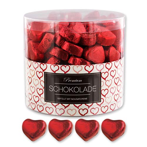 150 Rote Schokolade Herzen Paris von Günthart