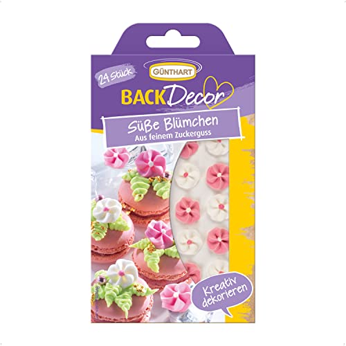 Günthart BackDecor | Zucker Blumen, rosa und weiß Günthart BackDecor | Zucker Blumen, rosa und weiß von Günthart