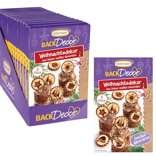 15 St. Weihnachtsdekor, weiße Schokolade, für Weihnachten, Xmas Tortenaufleger als Winterdekoration, Schokolade, perfekt geeignet für die Weihnachtszeit 15 St. Weihnachtsdekor, weiße Schokolade, für Weihnachten, Xmas Tortenaufleger als Winterdekoration, Schokolade, perfekt geeignet für die Weihnachtszeit von Günthart
