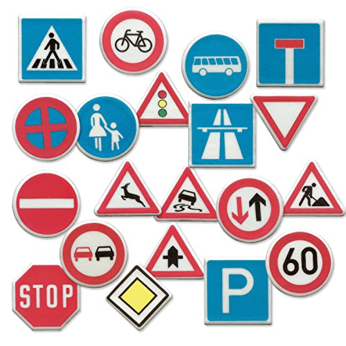 Günthart 100 Dekor- Kleinteile, Verkehrszeichen, sortiert Günthart 100 Dekor- Kleinteile, Verkehrszeichen, sortiert von Günthart