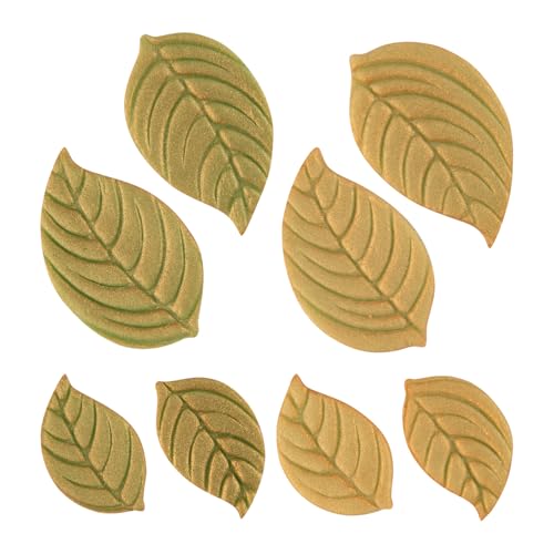 Günthart | 100 Marzipan-Blätter | antik und sortiert | in der Farbe grün, gelb, bronze | antik Glitzereffekt | passende Dekoration für jegliche Süßspeisen Günthart | 100 Marzipan-Blätter | antik und sortiert | in der Farbe grün, gelb, bronze | antik Glitzereffekt | passende Dekoration für jegliche Süßspeisen von Günthart