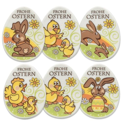 Günthart 12 Dekor-Schilder Ostern, sortiert, 1er Pack (1 x 90 g) von Günthart