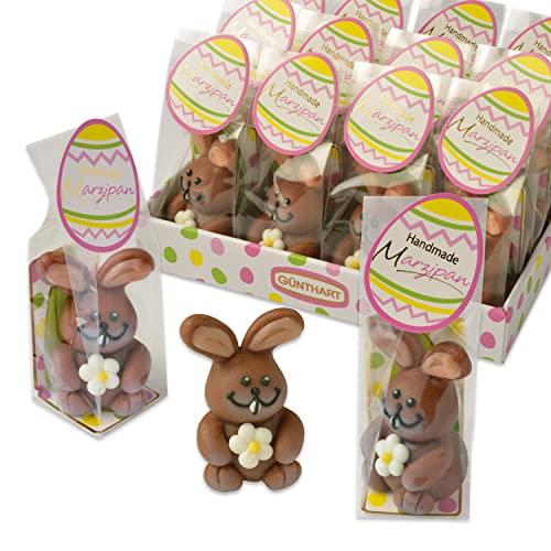 Günthart 12 süße Marzipan-Häschen im praktischen Cellophanbeutel, ideal zum verschenken an seine Liebsten, passend für Ostern oder Geburtstage, auch als Tischdeko geeignet Günthart 12 süße Marzipan-Häschen im praktischen Cellophanbeutel, ideal zum verschenken an seine Liebsten, passend für Ostern oder Geburtstage, auch als Tischdeko geeignet von Günthart