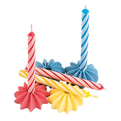 Günthart 120 Party Kerzen, sortiert | Geburtstagskerzen | von Günthart