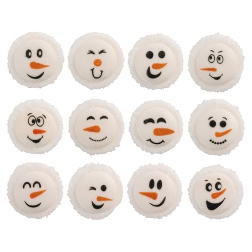 Günthart 120 Stück Zucker-Gesichter Schneemann, sortiert, ideal zum Verzieren und als Tischdekoration, perfekt für die Winter und Weihnachtszeit, Tischdekoration, Neujahrskuchen, Silvester Deko Günthart 120 Stück Zucker-Gesichter Schneemann, sortiert, ideal zum Verzieren und als Tischdekoration, perfekt für die Winter und Weihnachtszeit, Tischdekoration, Neujahrskuchen, Silvester Deko von Günthart