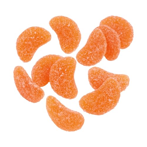 Günthart 2 kg Gelee Garnierfrüchte, Orange, zum Dekorieren und Naschen, mit Orangengeschmack, Tortendekoration, Süßigkeiten, Fruchtgummi, 1er Pack (2 kg) von Günthart