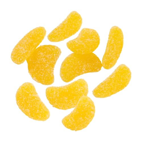Günthart 2 kg Gelee Garnierfrüchte, gelb, zum Dekorieren und Naschen, mit Zitronengeschmack, Tortendekoration, Süßigkeiten, Fruchtgummi, 1er Pack (2 kg) von Günthart