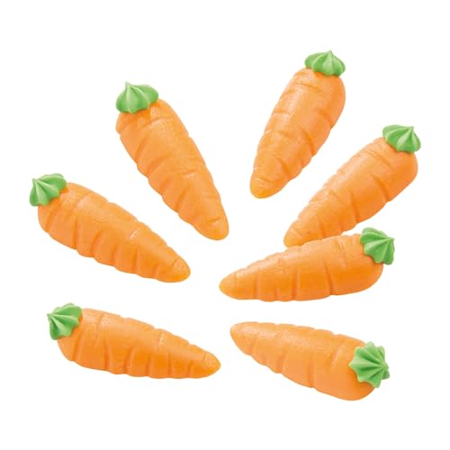 Günthart 200 Stück Marzipan Rübli, Möhren, Ruebli aus feinem Marzipan, orange Karotten mit grünem Strang, 1er Pack (1 x 650 gr) von Günthart