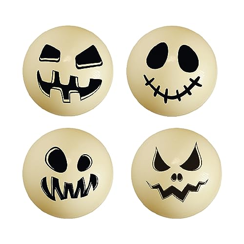 Günthart 40 Stück Halloween Kugeln 3D, aus weißer Schokolade, zum Dekorieren von Kuchen und Cupcakes an gruseligen Anlässen, in vier verschiedenen Motiven Günthart 40 Stück Halloween Kugeln 3D, aus weißer Schokolade, zum Dekorieren von Kuchen und Cupcakes an gruseligen Anlässen, in vier verschiedenen Motiven von Günthart