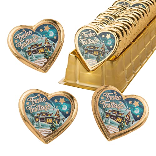 Günthart 8 Pralinenherzen groß, Weihnachten Günthart 8 Pralinenherzen groß, Weihnachten von Günthart