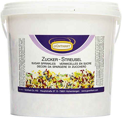 Günthart Bunte Zuckerstreusel, 1er Pack (1 x 1.8 kg) von Günthart