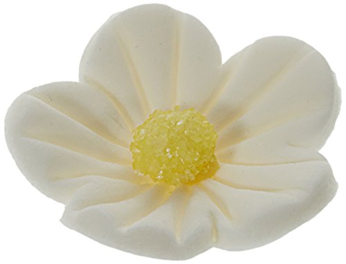 Günthart Essbare kleine Feinzucker Blumen in weiß, 1er Pack (1 x 168 g) von Günthart
