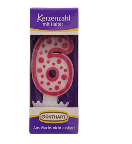 Günthart Wachskerzen-Zahlen Nr. 6 Günthart Wachskerzen-Zahlen Nr. 6 von Günthart