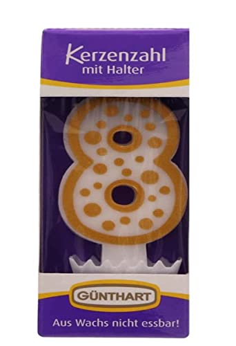 Günthart Wachskerzen-Zahlen Nr. 8 Günthart Wachskerzen-Zahlen Nr. 8 von Günthart