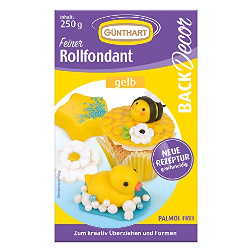 Rollfondant, Gelb von Günthart