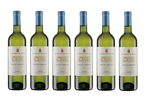 6x 0,75l - 2022er - Guerrieri Rizzardi - Pinot Grigio - Veneto I.G.P. - Italien - Weißwein trocken 6x 0,75l - 2022er - Guerrieri Rizzardi - Pinot Grigio - Veneto I.G.P. - Italien - Weißwein trocken von Guerrieri Rizzardi