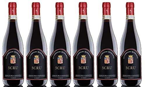 6x 0,75l - Guerrieri Rizzardi - 3 Cru - Amarone della Valpolicella Classico D.O.C.G. - Veneto - Italien - Rotwein trocken von Guerrieri Rizzardi